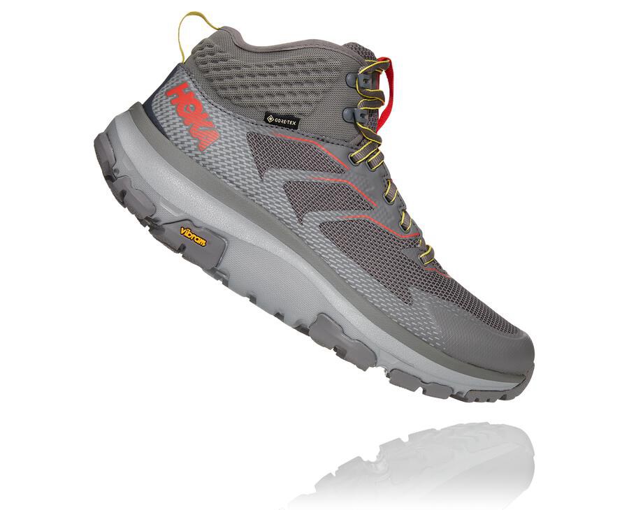 Hoka One One Turisticke Topanky Panske Siva - Toa GORE-TEX - 14069-JRLS